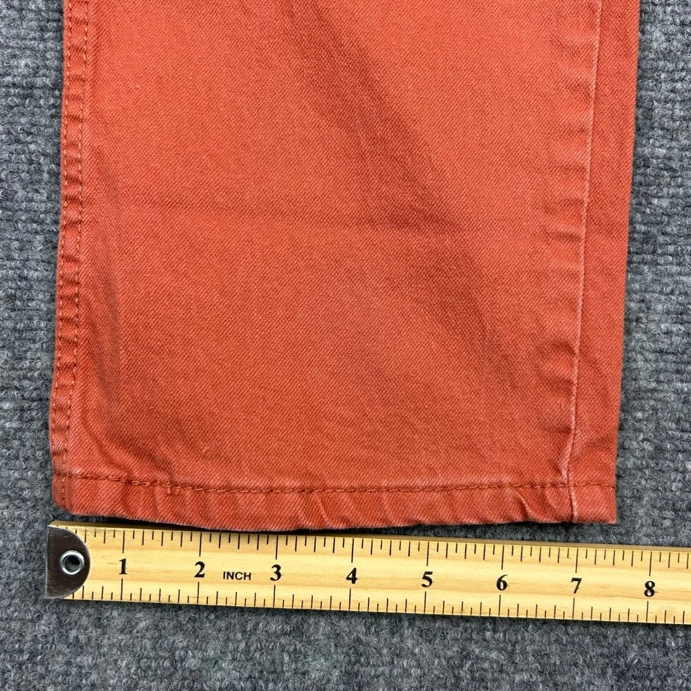 Levis 511 Slim Jeans Mens 36x30 Etruscan Red (Orange) Stretch Twill Pants